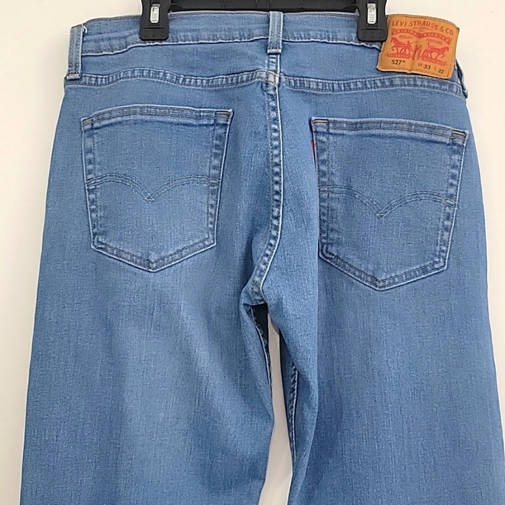 Signature by Levi's Jeans for Men Size 33x32 Blue Straight Cut flex denim - Picture 6 of 10